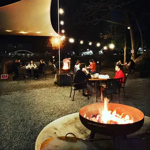 Newly expanded patio space for safe dining.