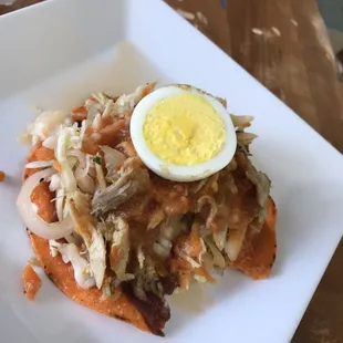 Salvadoran Chicken Enchilada