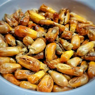 These taste both like corn nuts and popcorn at the same time.