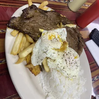 Bistec A Lo Pobre