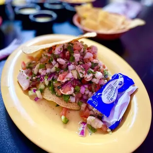 Tostada de Ceviche
