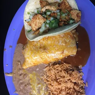 Taco and Enchilada Combo