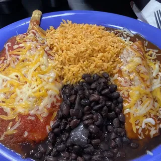 Enchilada and Chile Relleno Combo