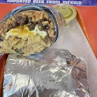 Carne asada BREAKFAST BURRITO