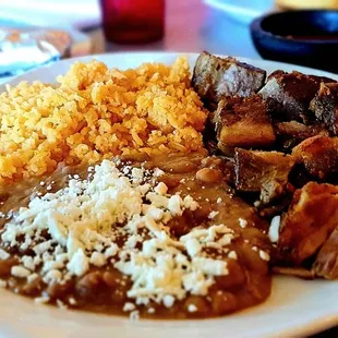 Carnitas lunch special, $14.99
