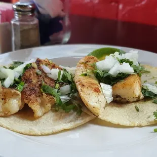Fish Taco Lunch special, $2 99 each.
