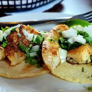 Fish Taco Lunch special, $2 99 each.