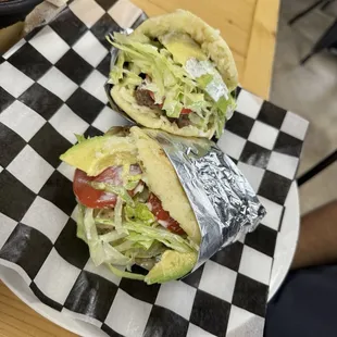 Arepa Texana ( Fajita)  there so big