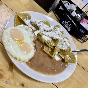 Chilaquiles were perfect!