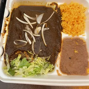 Enchiladas de Mole