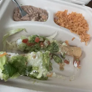 3 Rolled Taquitos