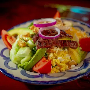 Mixed Green Fajita Salads