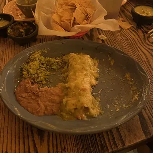 Verde Chicken Enchilada