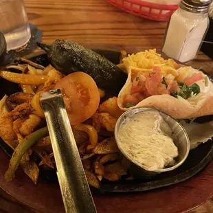 Shrimp Fajitas