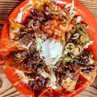 Beef nachos!