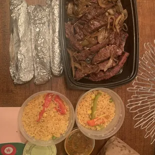 1/2 fajitas