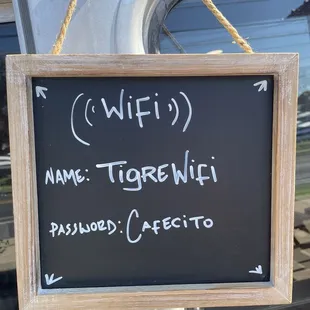 Code to the WiFi