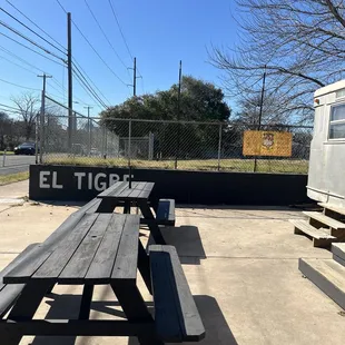 Outside seating area