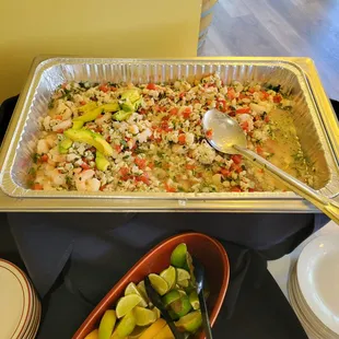 Shrmp and fish ceviche