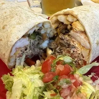 Surf And Turf Burrito