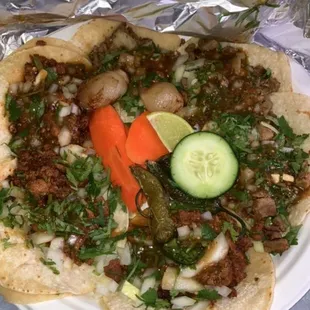 Carne asada and Al pastor