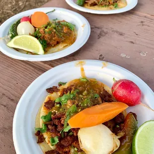 Pastor, birria, pollo adobado