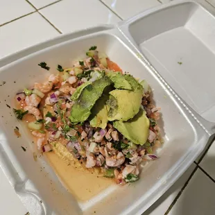 Tostada de Camaron