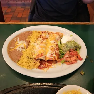 Shredded Beef Enchiladas
