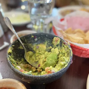 Fresh Guacamole Dip - a bit bland. Can make it spicy.