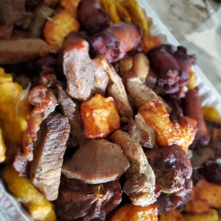 a plate of food