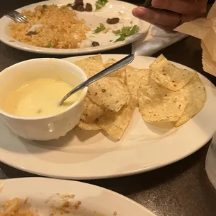 The $8.75 cheese dip that was gritty and had no flavor.