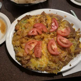 Vegan large Mexican pizza.