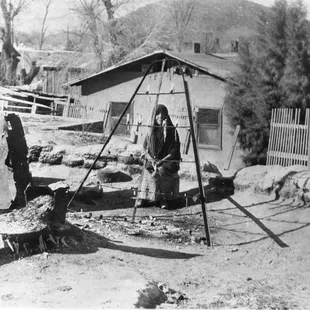 El Tiradito (Wishing Shrine) Tucson, AZ: Original location.