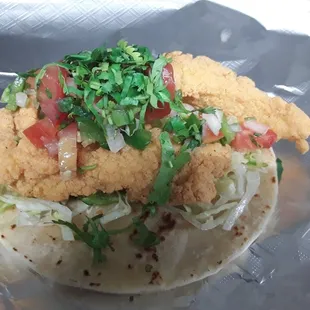 Fried fish pastor gorditas nachos quesadillas