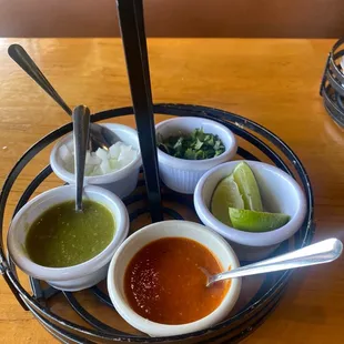 Toppings for tacos!