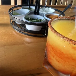 9oz mangorita. Should&apos;ve gotten the 14 oz, it&apos;s only 2$ more !!!!  L