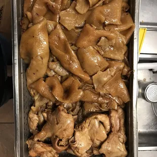 Carnitas. Buche/cuero