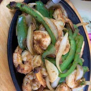 Shrimp Fajitas