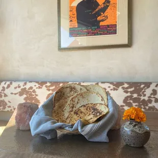 Our handmade tortillas.