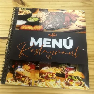 Front of Menu