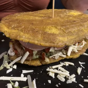 Patacón de tostones