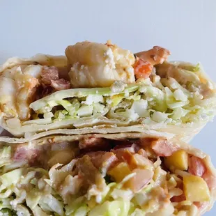 Del Mar Burrito (grilled shrimp)--always delish!