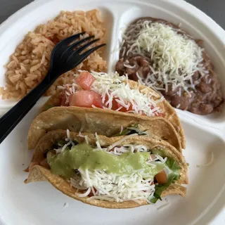 Torazo (2 crispy tacos) Combo