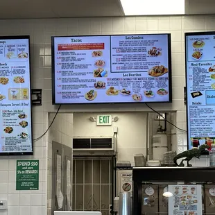 Menu boards