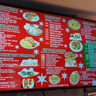 New menu Nov 30, 2021
