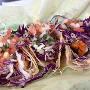 Grilled shrimp tacos