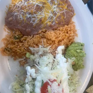 3 Taquitos Dorados Plate
