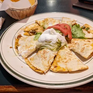 Lunch special quesadilla