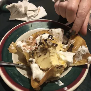 Fried Ice cream was a hit with everyone