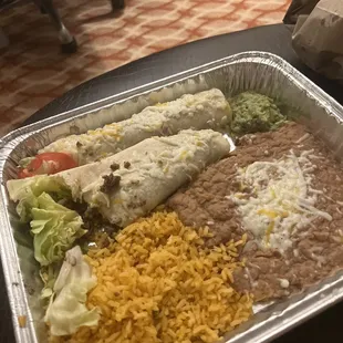 Nasty plain dry burritos